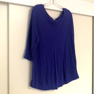 Splendid waffle weave 3/4 sleeve